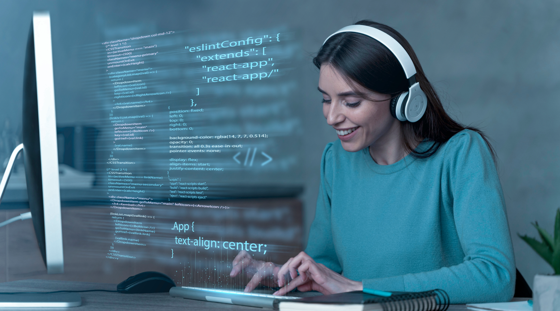 Role of AI in Design illustration - blog header